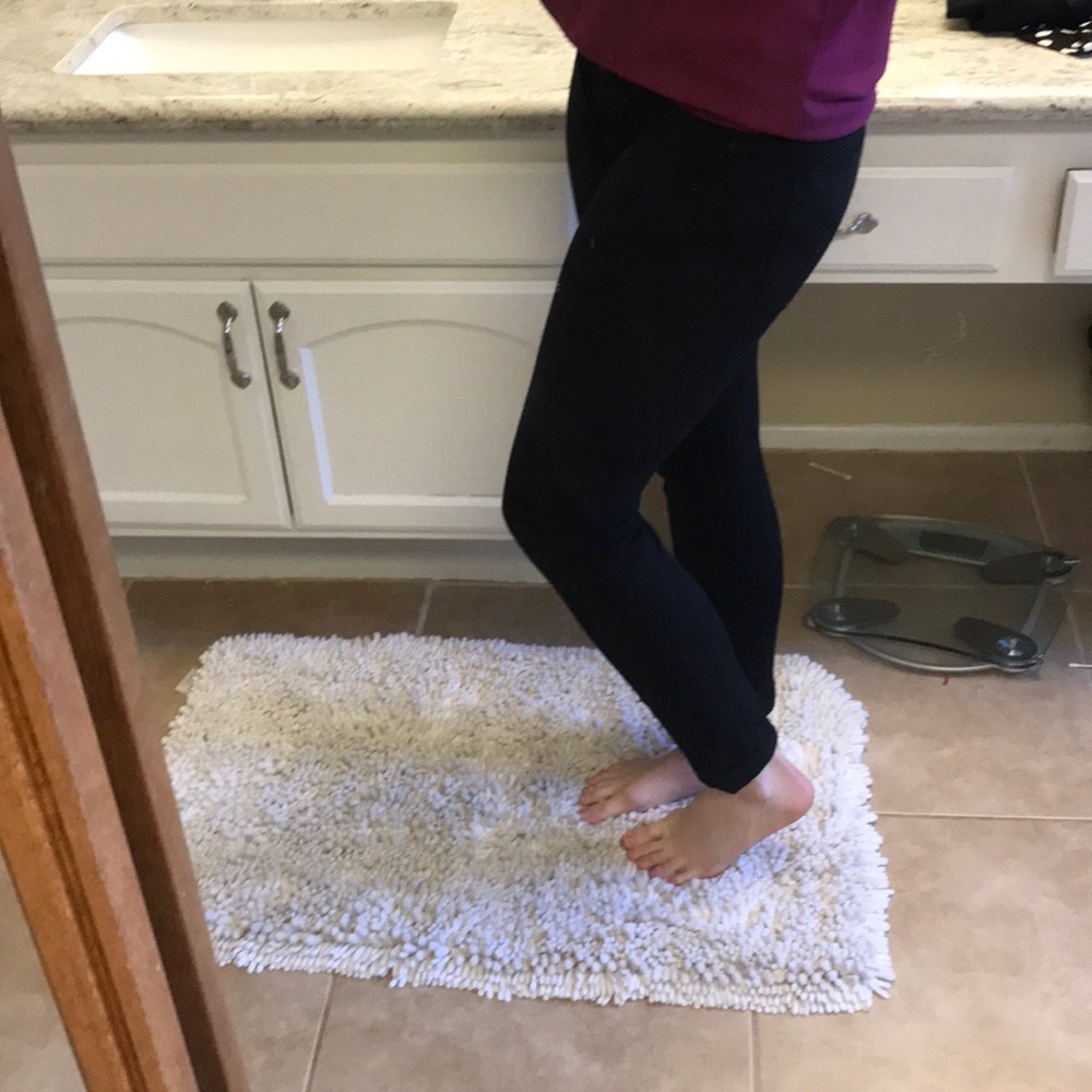 Black stretch pants